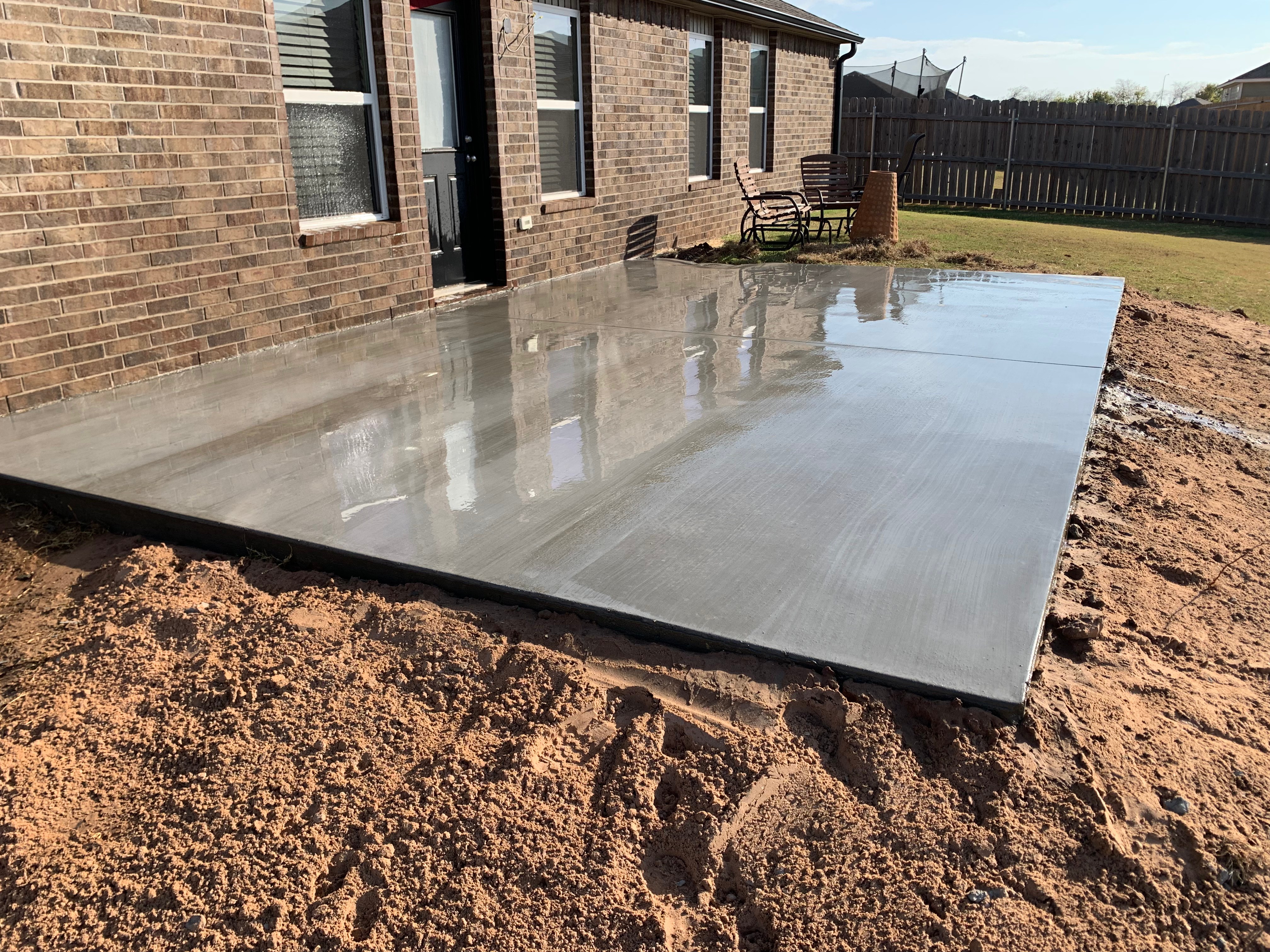 Finished Concrete Slab